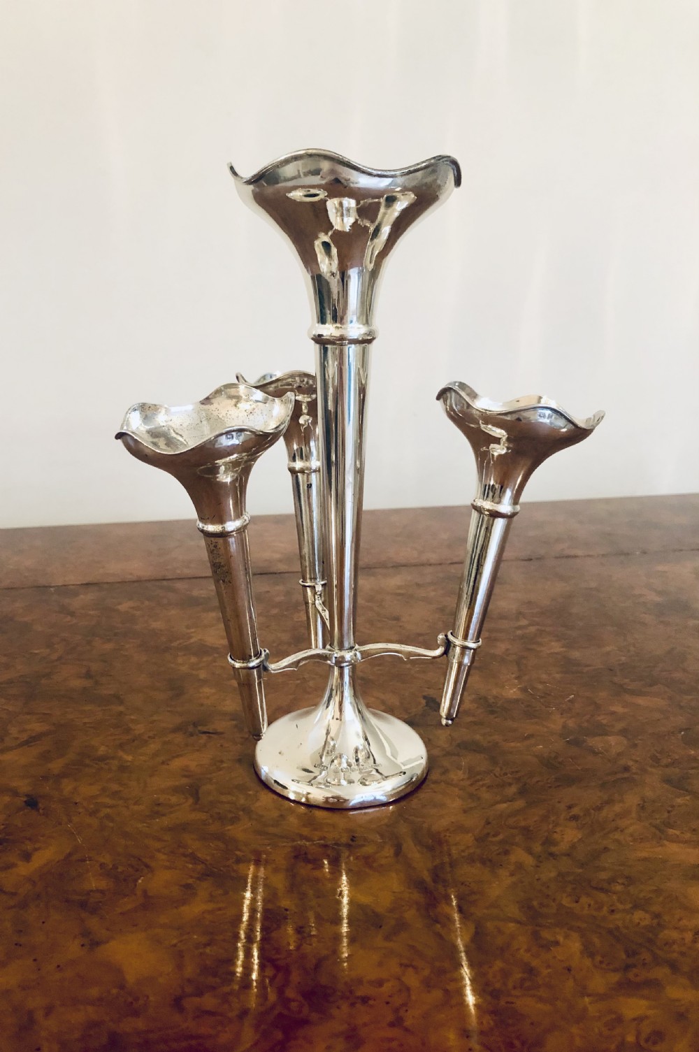 George V Silver Table Epergne View II
