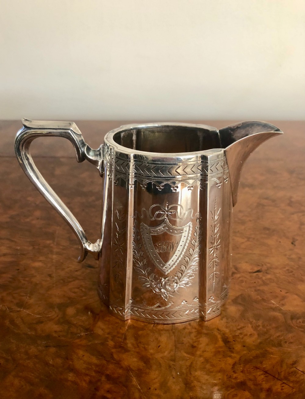 Quality Antique Victorian 4 Piece Silver Plated Tea Set View VII
