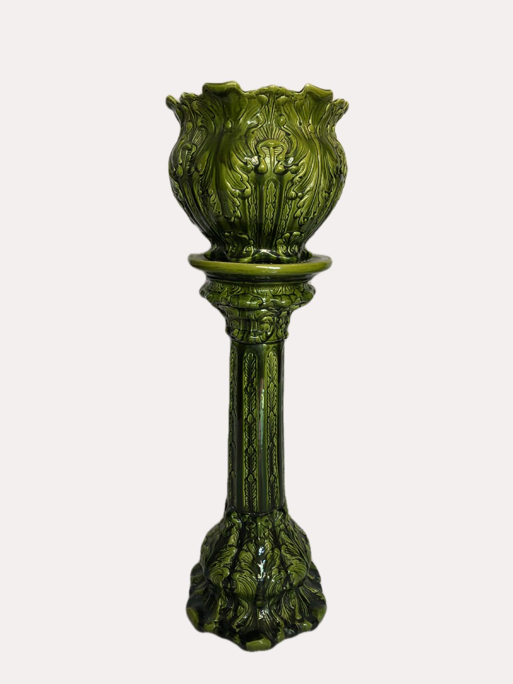 Fantastic Large 19th Century Victorian Jardiniere on A Stand
