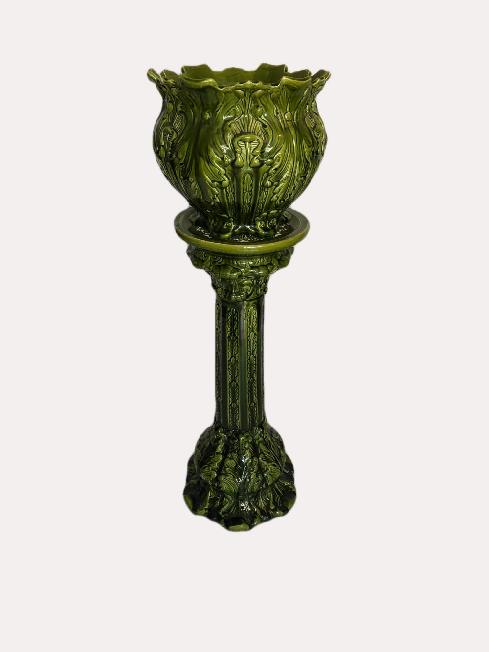 Fantastic Large 19th Century Victorian Jardiniere on A Stand View II