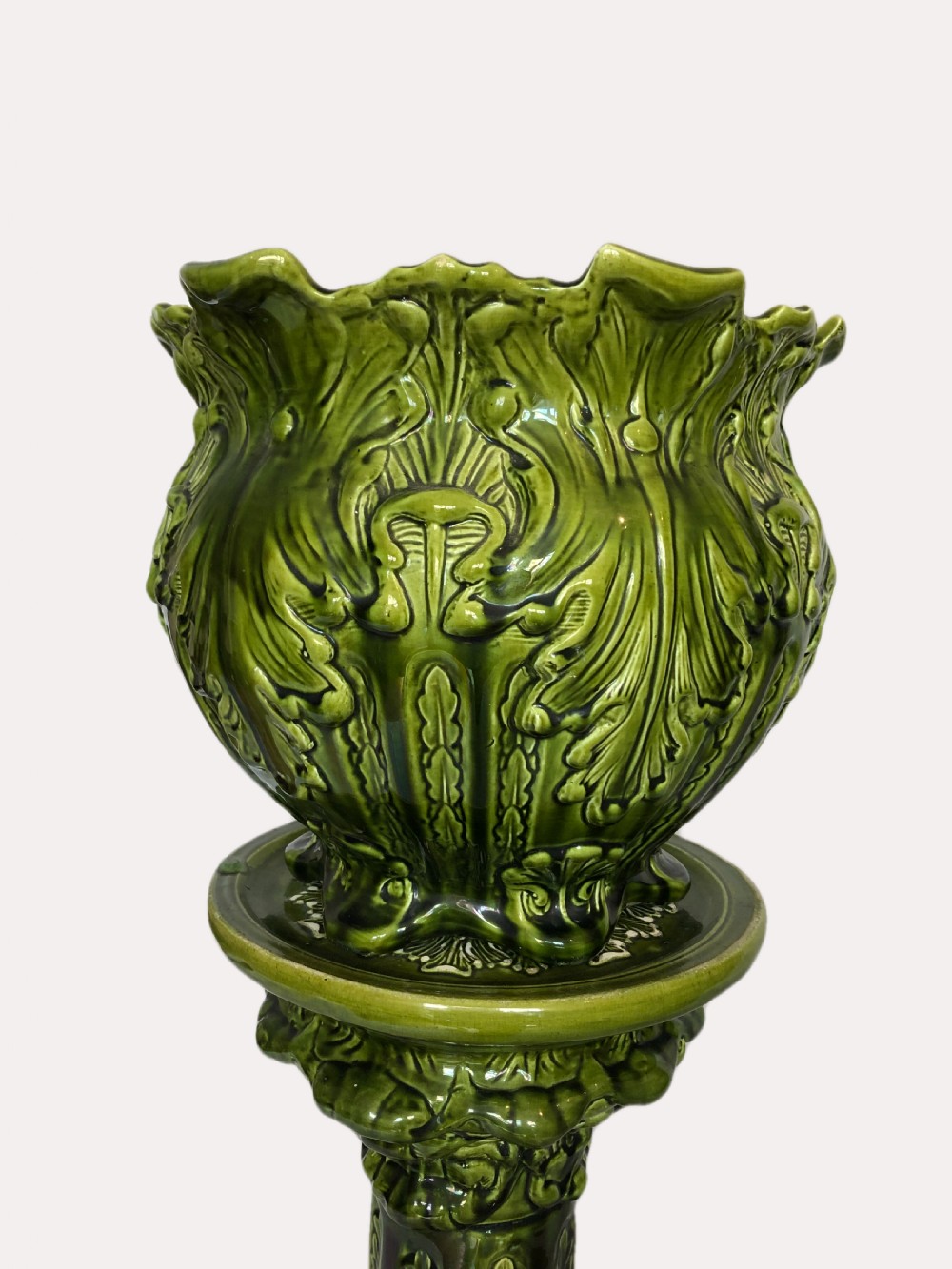 Fantastic Large 19th Century Victorian Jardiniere on A Stand View III
