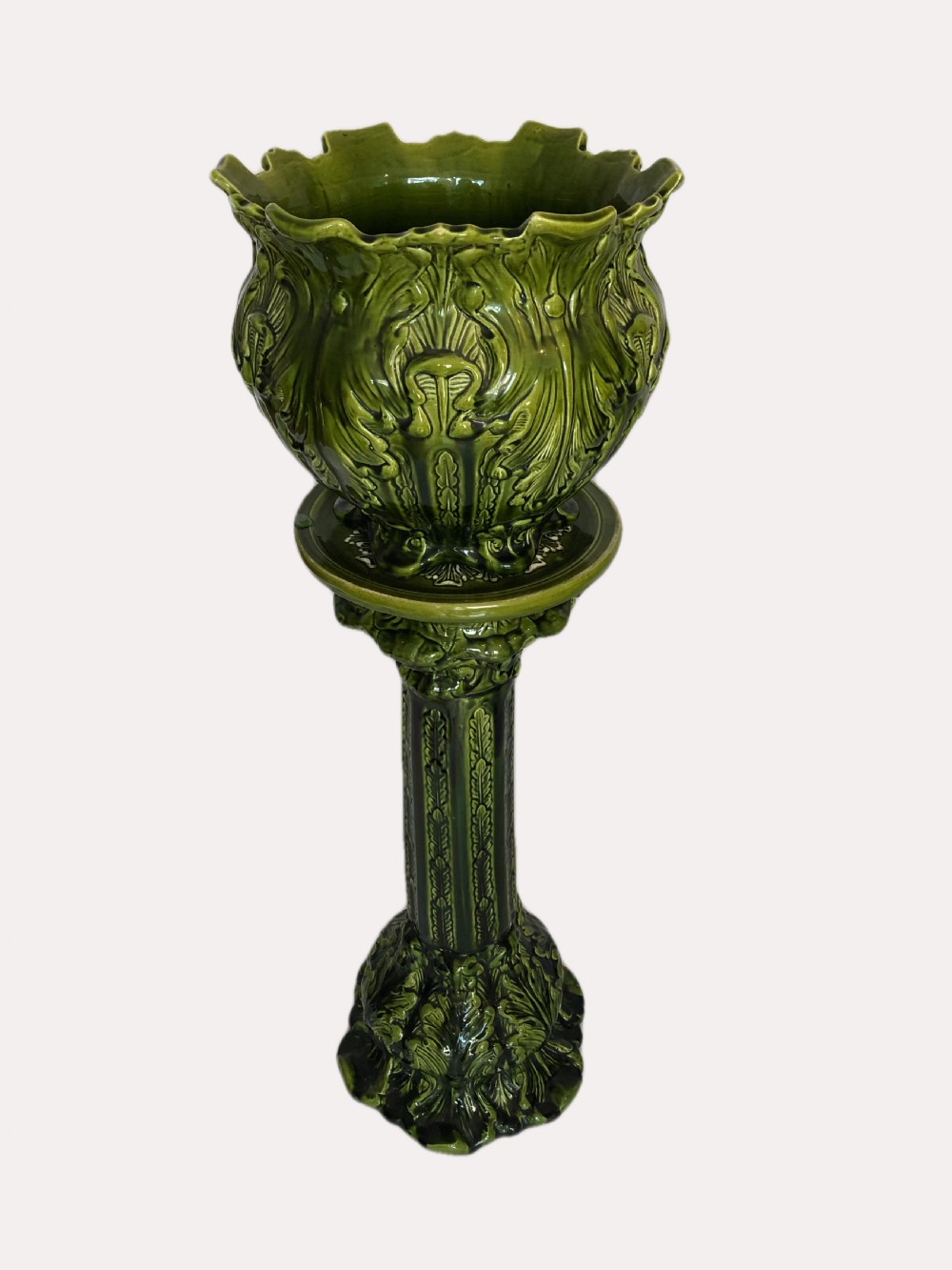 Fantastic Large 19th Century Victorian Jardiniere on A Stand View VII