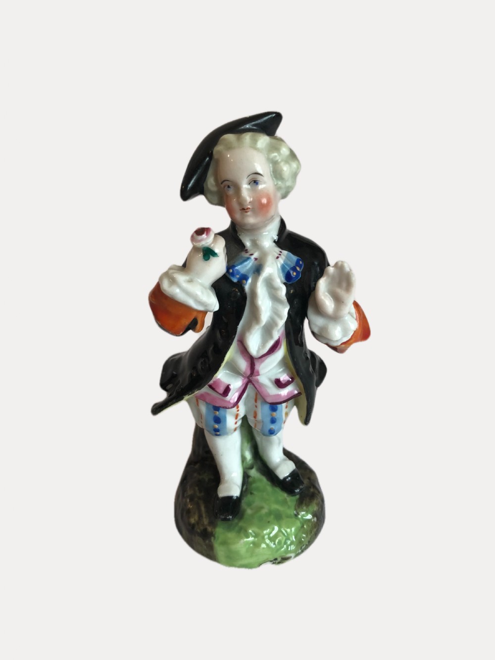 Antique Porcelain Continental Figure 