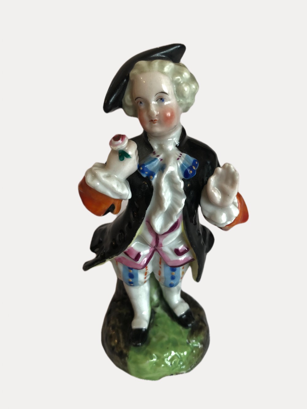 Antique Porcelain Continental Figure  View II