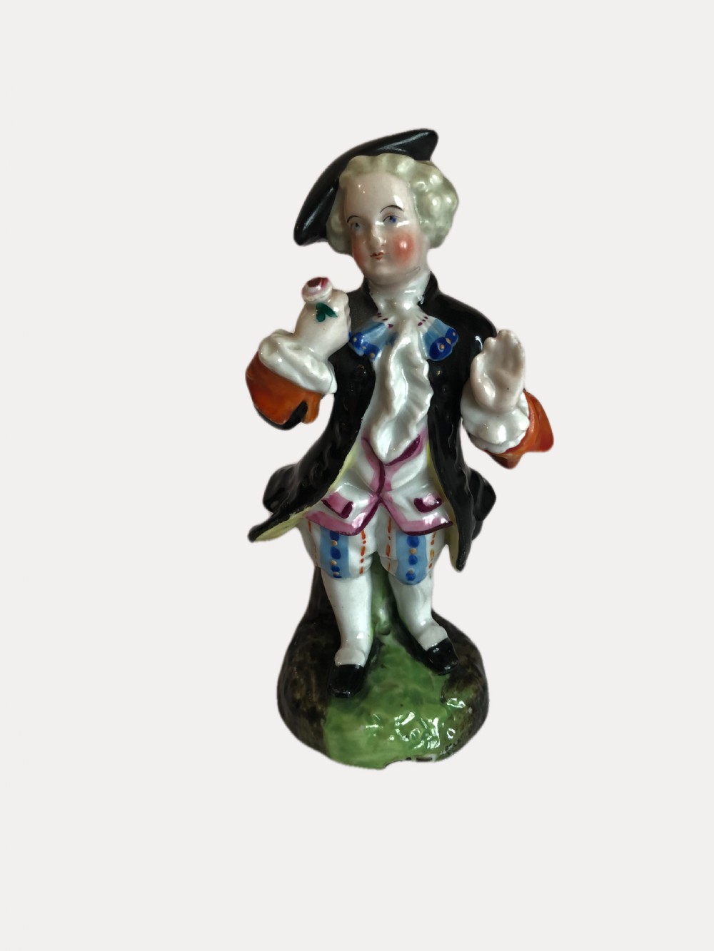 Antique Porcelain Continental Figure  View III