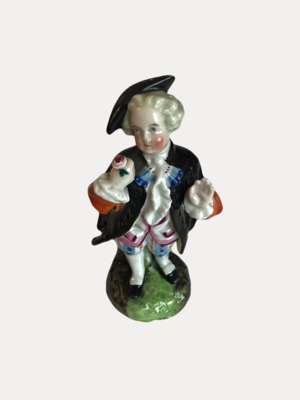 Antique Porcelain Continental Figure  View IV