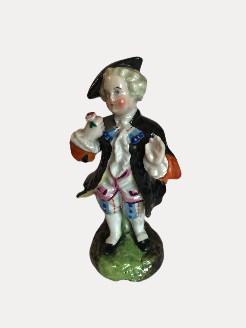 Antique Porcelain Continental Figure  View V