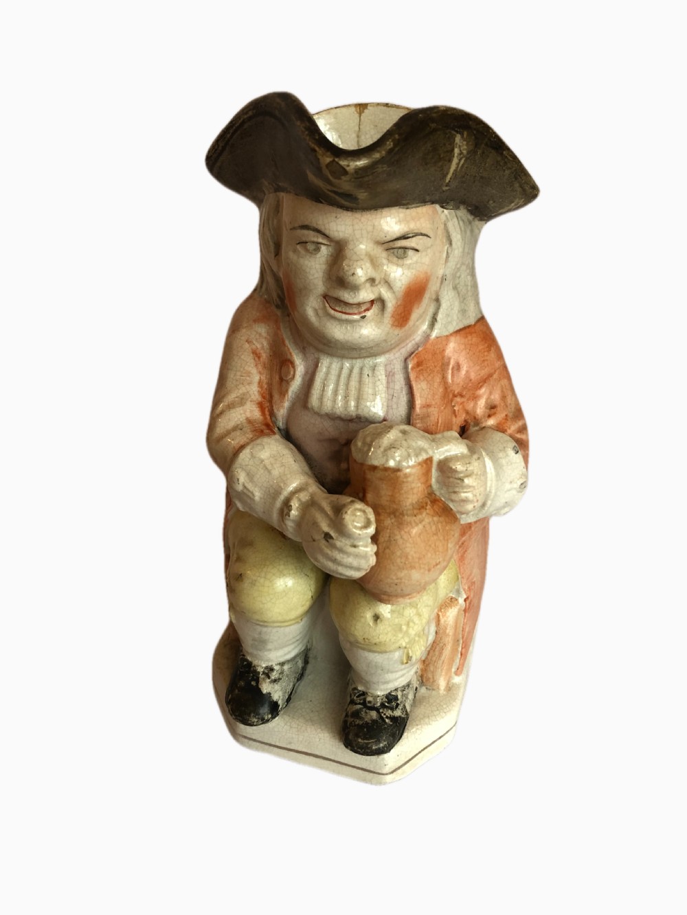 Antique Victorian Staffordshire Toby Jug View III