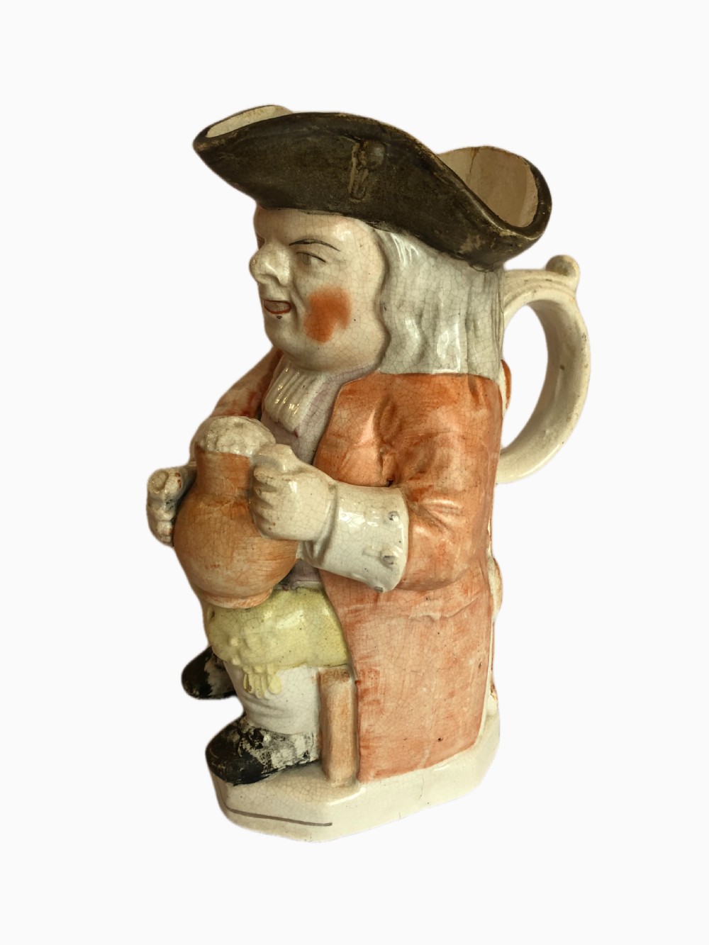 Antique Victorian Staffordshire Toby Jug View IV