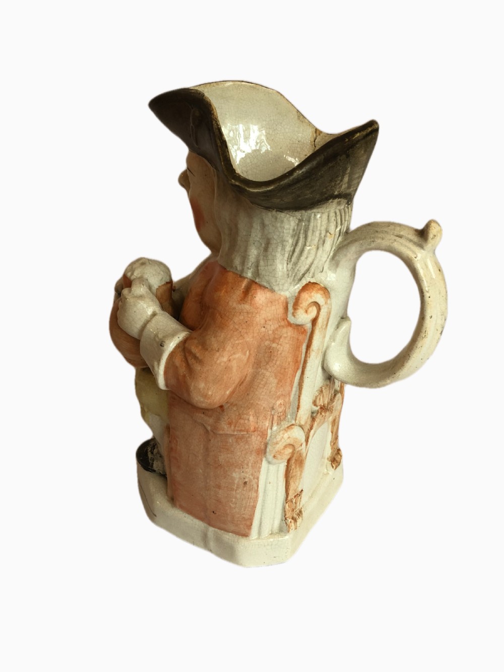 Antique Victorian Staffordshire Toby Jug View V