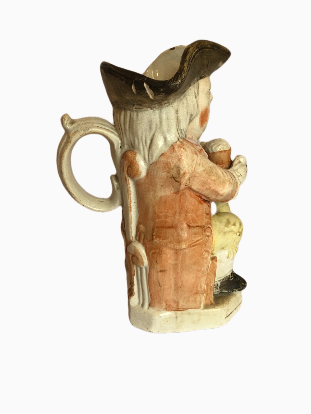 Antique Victorian Staffordshire Toby Jug View VII