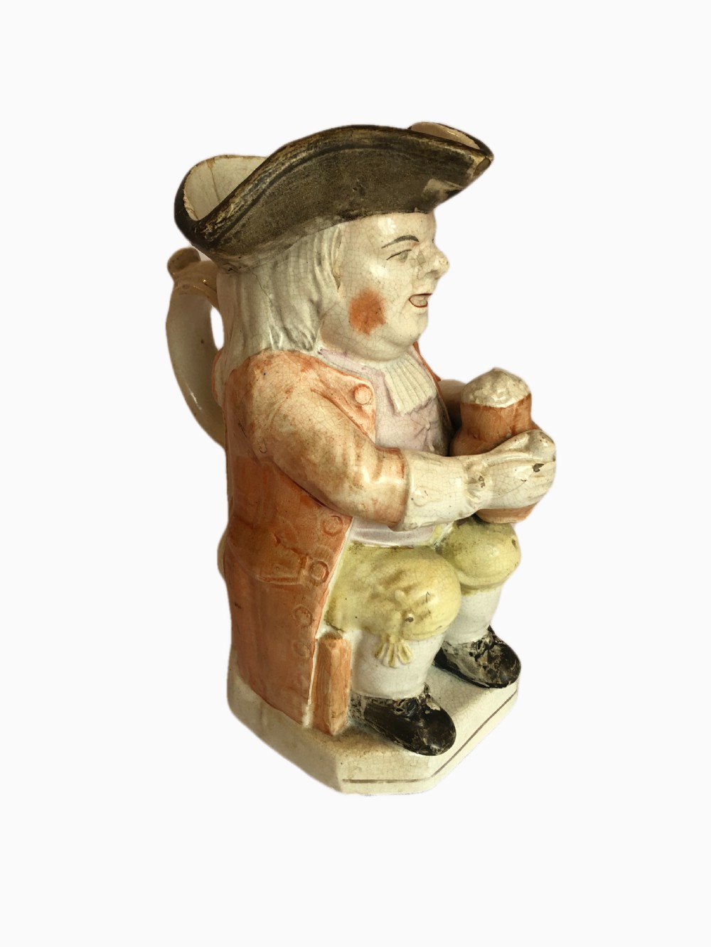 Antique Victorian Staffordshire Toby Jug View VIII