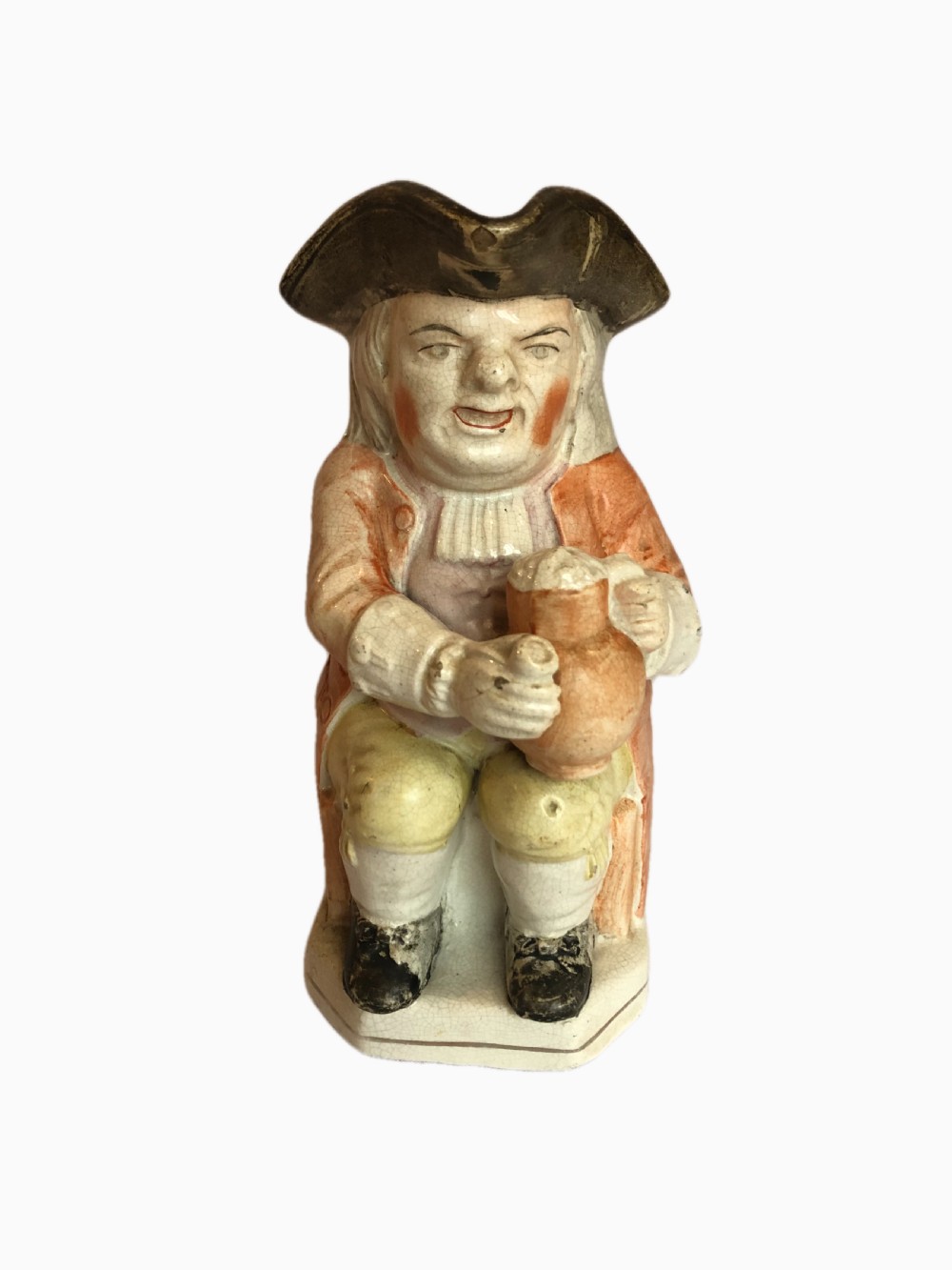 Antique Victorian Staffordshire Toby Jug View IX