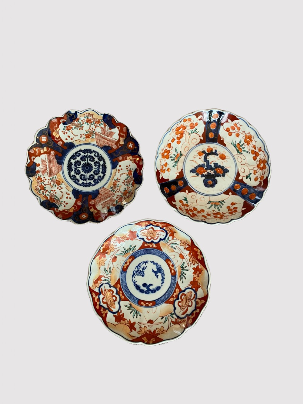 Collection Of Three Antique Quality Imari Plates  View II