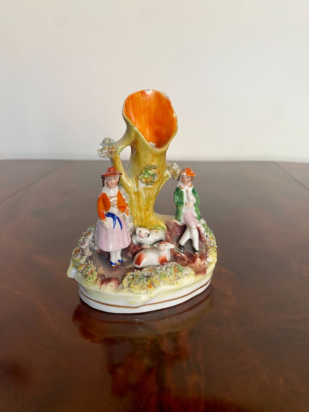Antique Victorian Staffordshire Group  View II