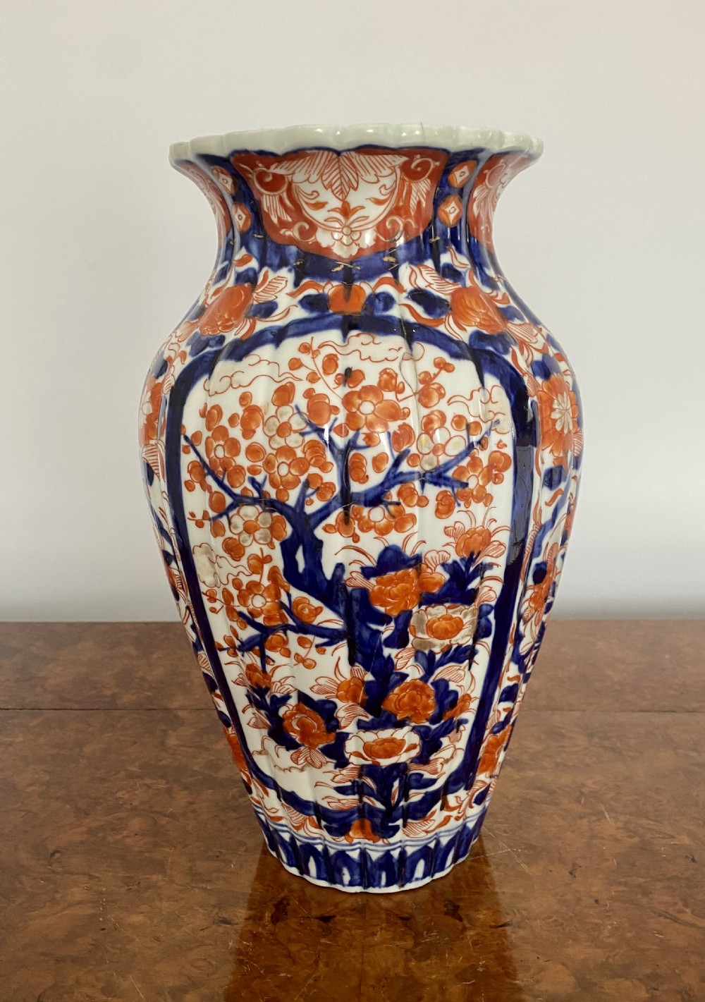 Large Pair Of Antique Japanese Quality Imari Vases  View III
