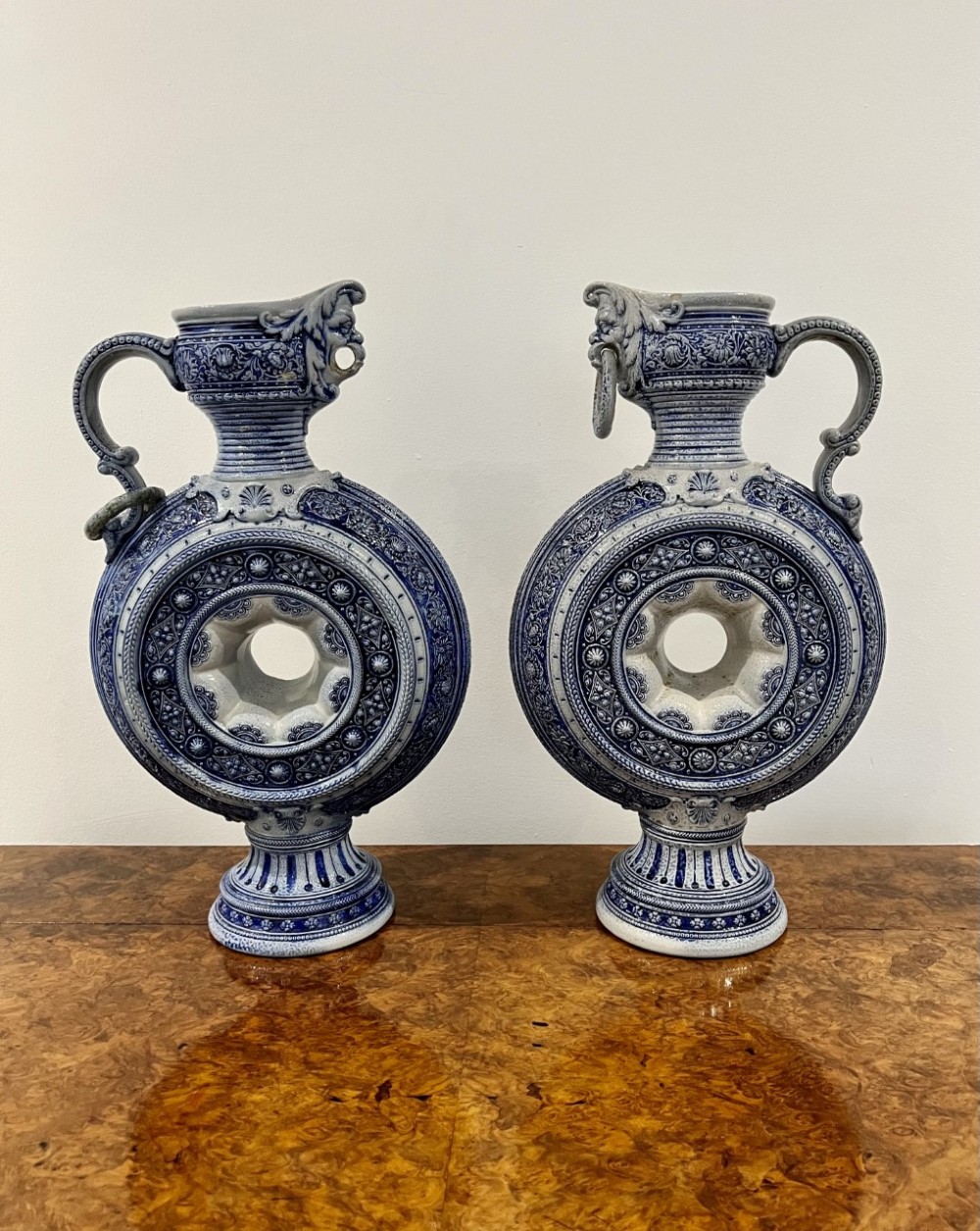 Fantastic pair of antique ewers 