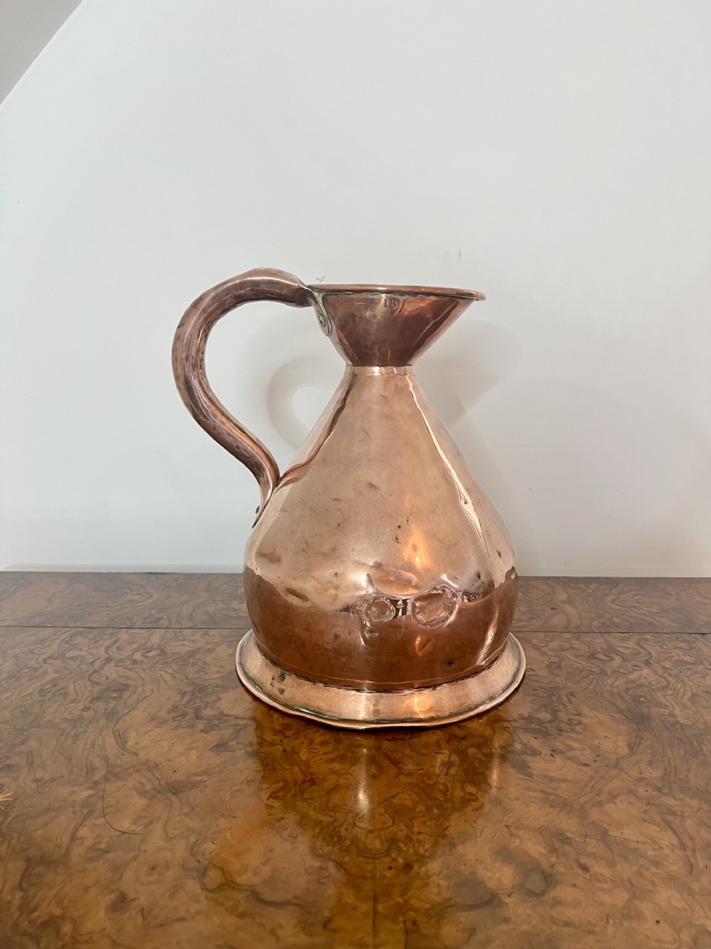 Quality antique Victorian copper harvest jug