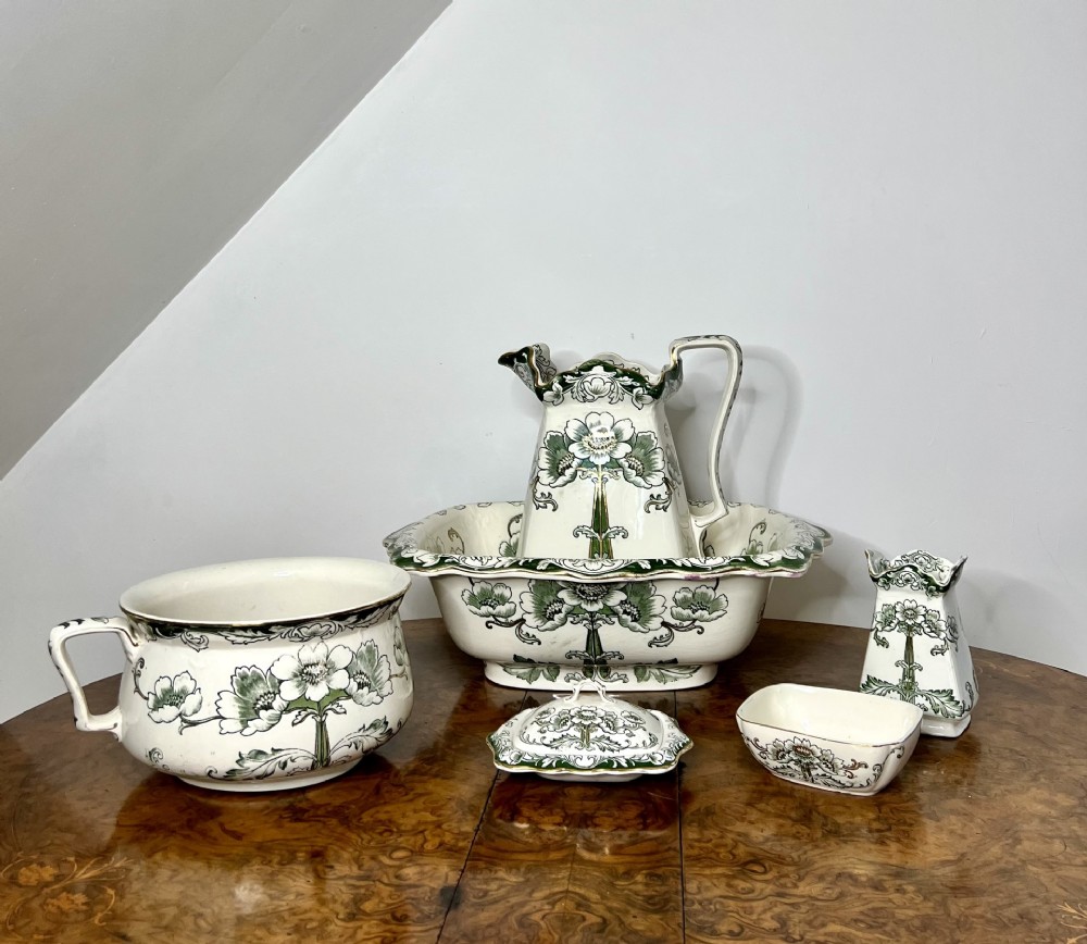 Lovely antique Victorian bathroom set 
