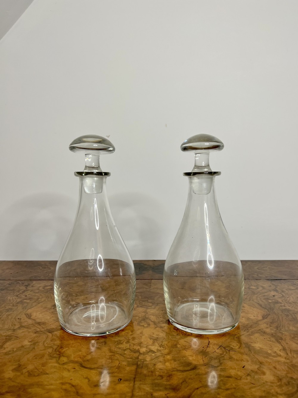 Pair of quality antique George III decanters 