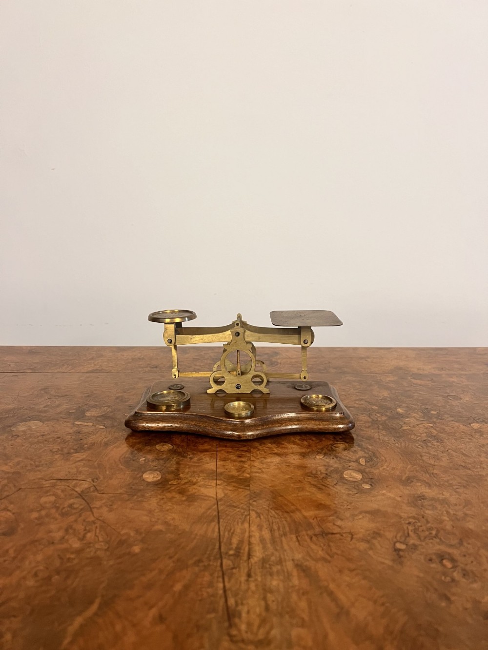 Wonderful antique Edwardian postal scales and weights 