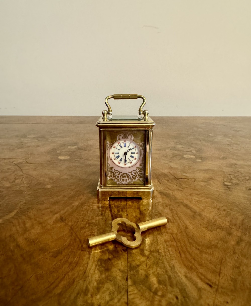 Fantastic quality antique Edwardian miniature carriage clock