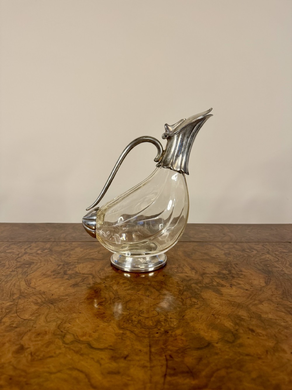 Stunning quality antique Edwardian claret jug