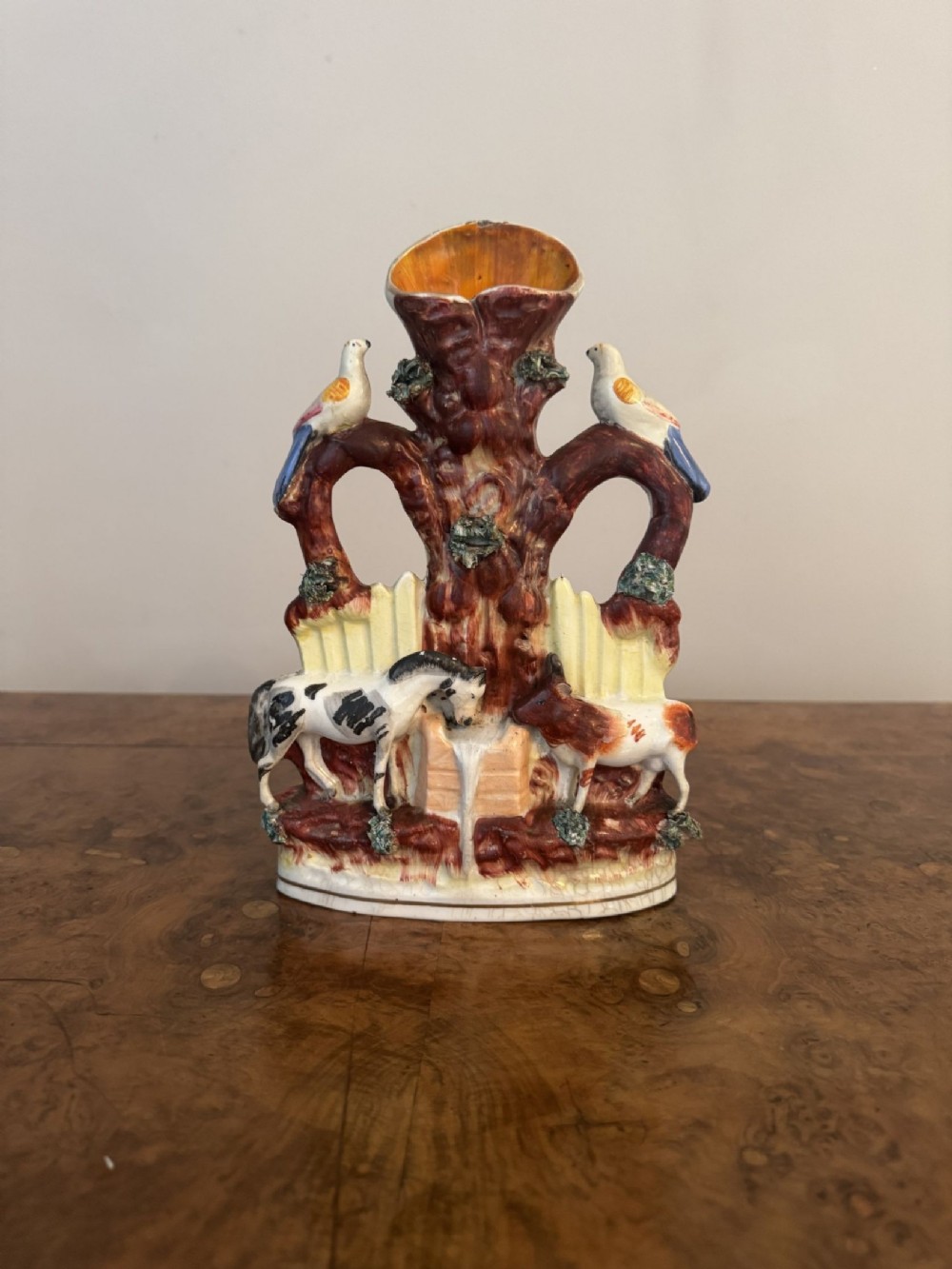 Quality antique Victorian Staffordshire figure 