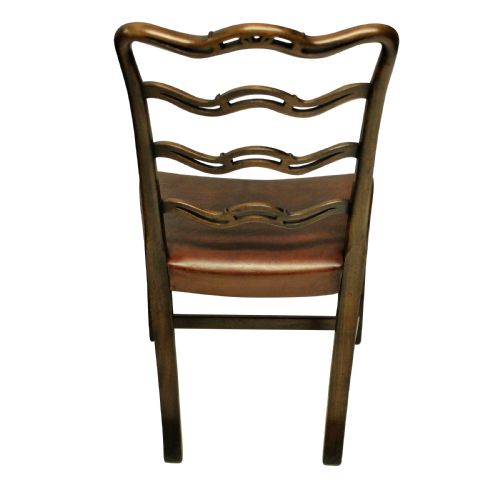 A SET OF SIX GEORGE III STYLE DINING CHAIRS - ADDITIONAL PHOTO 3