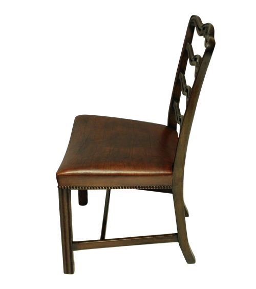 A SET OF SIX GEORGE III STYLE DINING CHAIRS - ADDITIONAL PHOTO 4