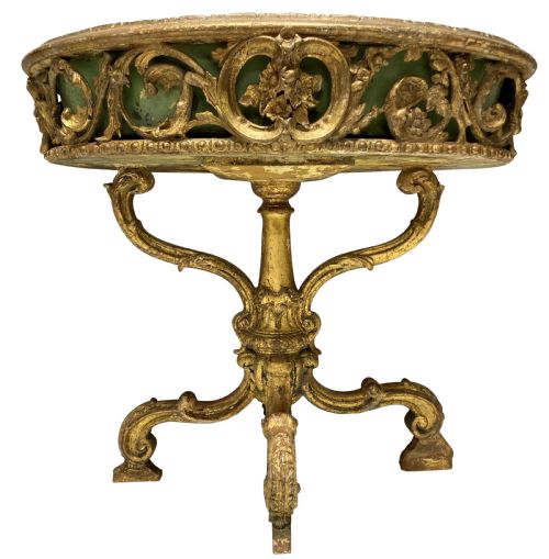 AN EARLY XIX CENTURY COUNTRY HOUSE GILTWOOD JARDINIERE - ADDITIONAL PHOTO 5
