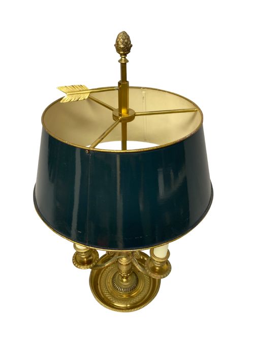 A FRENCH GILT BRASS BOUILLOTTE LAMP - ADDITIONAL PHOTO 1