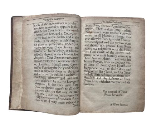 FIRST EDITION BOOK THE ANTIQUITIES OF CANTERBURY CATHEDRAL BY W SOMNER C1640 - ADDITIONAL PHOTO 2