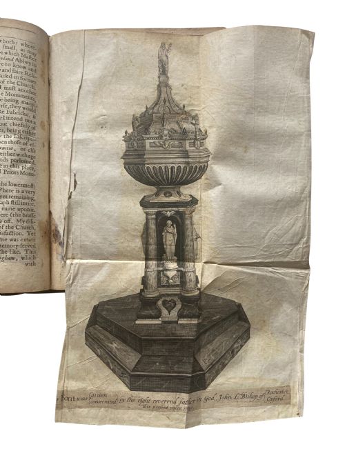 FIRST EDITION BOOK THE ANTIQUITIES OF CANTERBURY CATHEDRAL BY W SOMNER C1640 - ADDITIONAL PHOTO 3