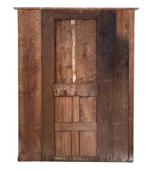 AN XVIII CENTURY ARCHITECTURAL TRUMEAU MIRROR - ADDITIONAL PHOTO 3
