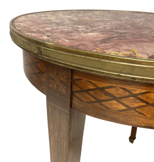 A SMALL FRENCH XIX CENTURY GUERIDON TABLE - ADDITIONAL PHOTO 5
