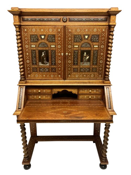 A CABINET SECRETAIRE BY ADRIANO BRAMBILLA IN THE MOORISH TASTE - ADDITIONAL PHOTO 1