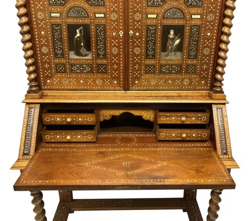 A CABINET SECRETAIRE BY ADRIANO BRAMBILLA IN THE MOORISH TASTE - ADDITIONAL PHOTO 2