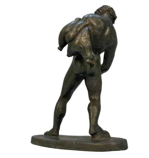 A GRAND TOUR BRONZE FIGURE OF DIONYSUS - ADDITIONAL PHOTO 4