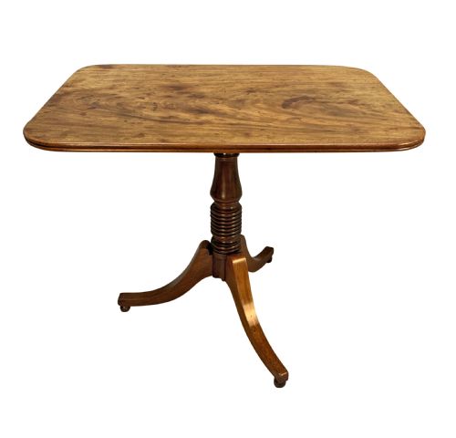 A George III Mahogany Tilt-top Side Table