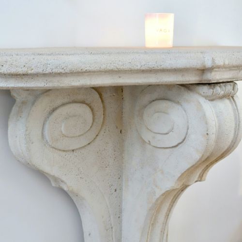 A PAIR OF STONE CONSOLES - ADDITIONAL PHOTO 11