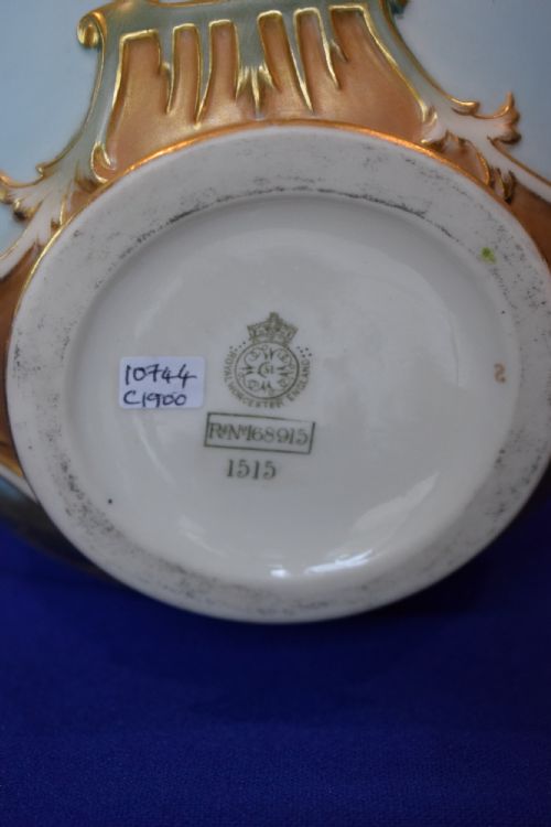 ROYAL WORCESTER POT POURRI FLYING SWANS BY C BALDWYN - ADDITIONAL PHOTO 5