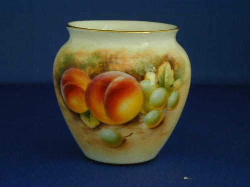 Royal Worceter Small Fruit Painted Vase