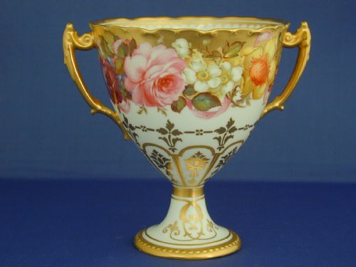 Royal Crown Derby Goblet Signed Gregory