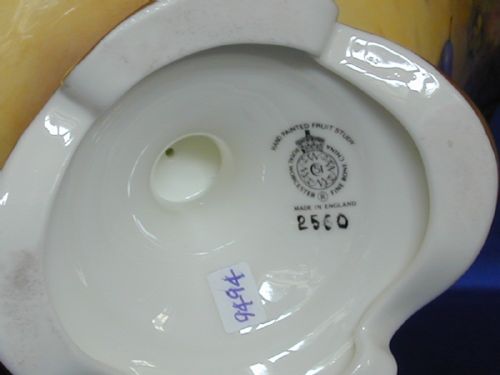 ROYAL WORCESTER FRUIT DECORATED BASKET - ADDITIONAL PHOTO 5