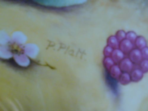 ROYAL WORCESTER FRUIT DECORATED BASKET - ADDITIONAL PHOTO 4
