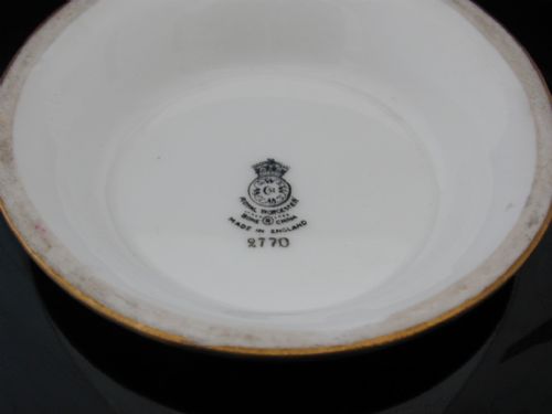 ROYAL WORCESTER LARGE FRUIT BOWL SIGNED H AYRTON - ADDITIONAL PHOTO 5
