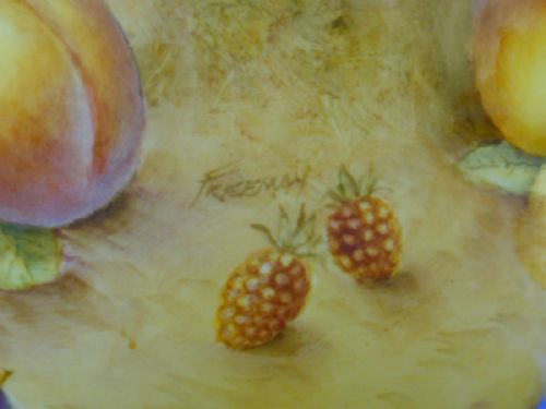 ROYAL WORCESTER FRUIT PAINTED GINGER JAR BY FREEMAN - ADDITIONAL PHOTO 4