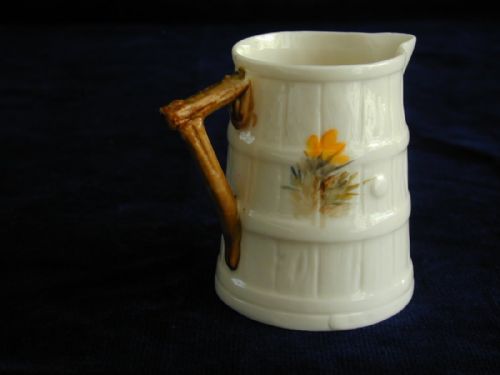 ROYAL WORCESTER HAND PAINTED BARREL JUG - ADDITIONAL PHOTO 1