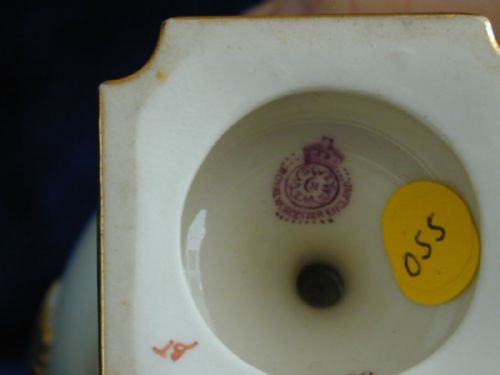 ROYAL WORCESTER ARTIST SIGNED VASE SIGNED H STINTON - ADDITIONAL PHOTO 2